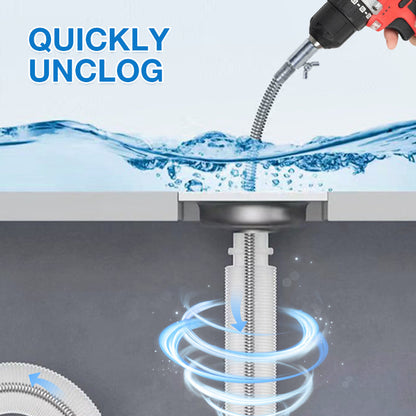 🔥Electric Drill- Drived Drain Dredging Spring