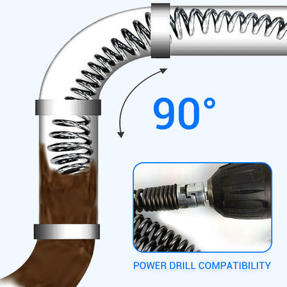 🔥Electric Drill- Drived Drain Dredging Spring