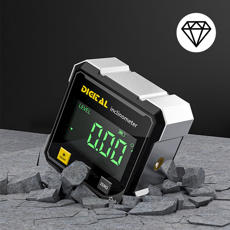 ✨ Four-sided Magnetic Digital Angle Measuring Tool — High-Precision Laser Level! ✨