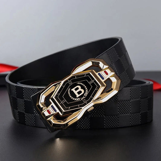 ✨ Men's Automatic Buckle Belt — Refined Style + Effortless Comfort! ✨