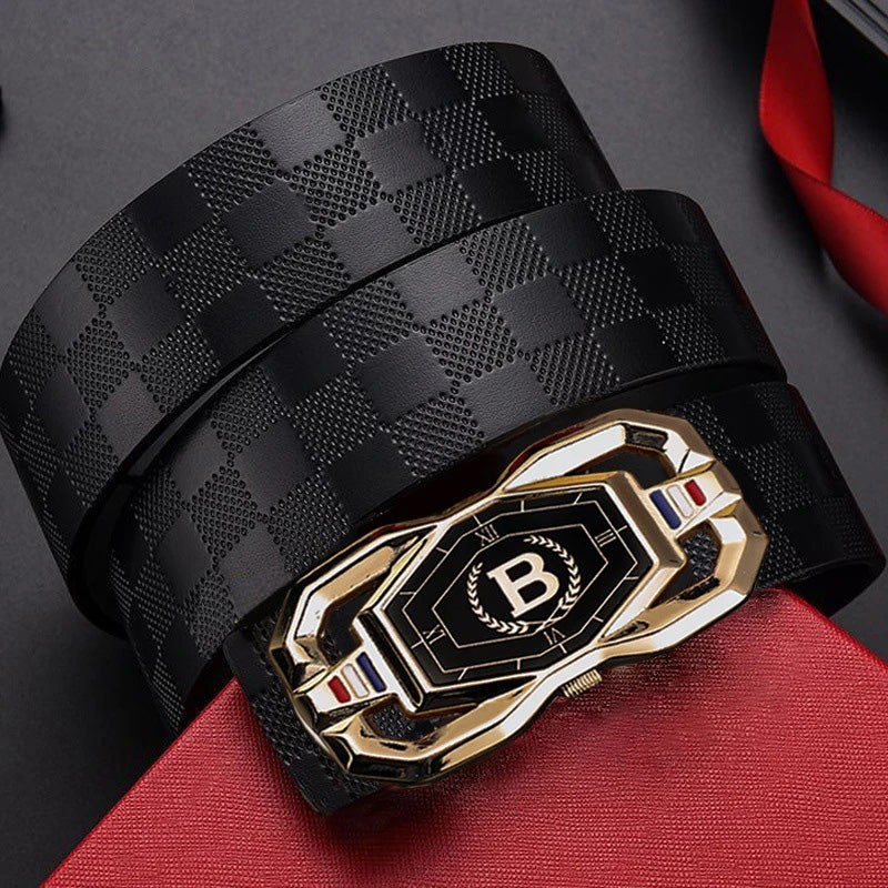 ✨ Men's Automatic Buckle Belt — Refined Style + Effortless Comfort! ✨