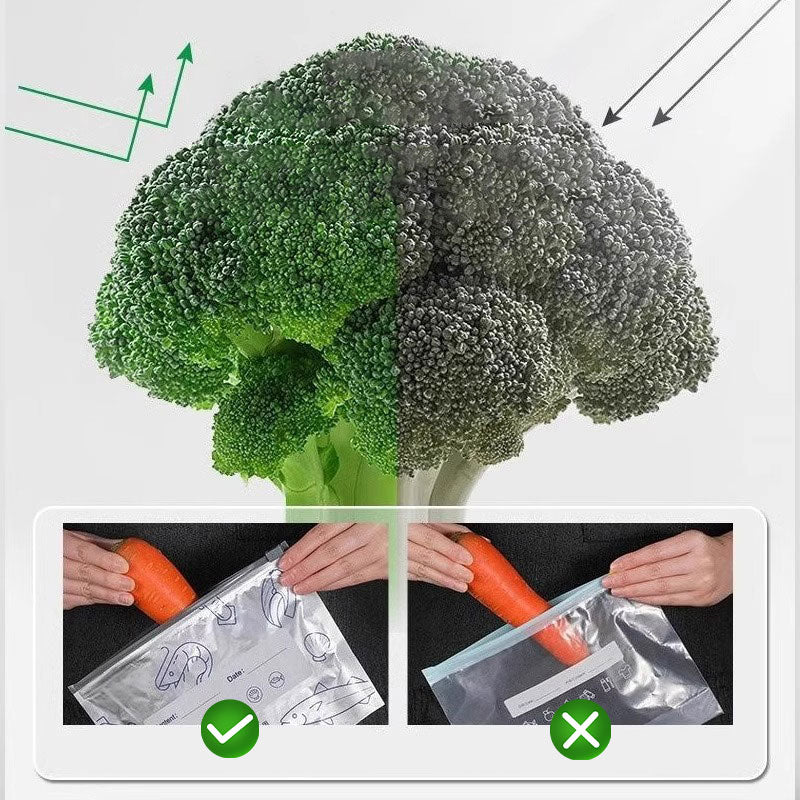 ✨ Reusable Aluminum Foil Food Storage Bags—Keep Your Food Fresher Longer! ✨