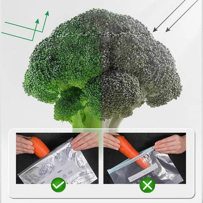 ✨ Reusable Aluminum Foil Food Storage Bags—Keep Your Food Fresher Longer! ✨