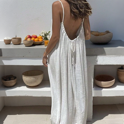 ✨ Women's Backless Spaghetti Strap Maxi Dress—Effortlessly Elegant for Summer! ✨