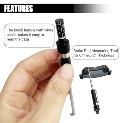✨ Brake Pad Thickness Gauge — Quickly Inspect Brakes (No Wheel Removal Required!) ✨