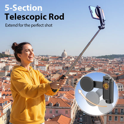 ✨ 3-in-1 Magnetic Selfie Stick Tripod — Professional-Grade Shooting Experience! ✨