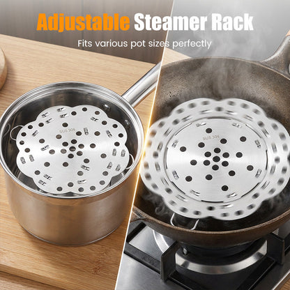 🎁Collapsible Steamer Basket & Trivet