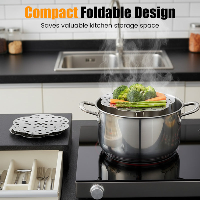 🎁Collapsible Steamer Basket & Trivet