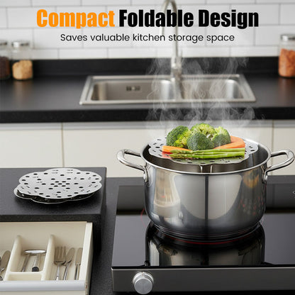 🎁Collapsible Steamer Basket & Trivet