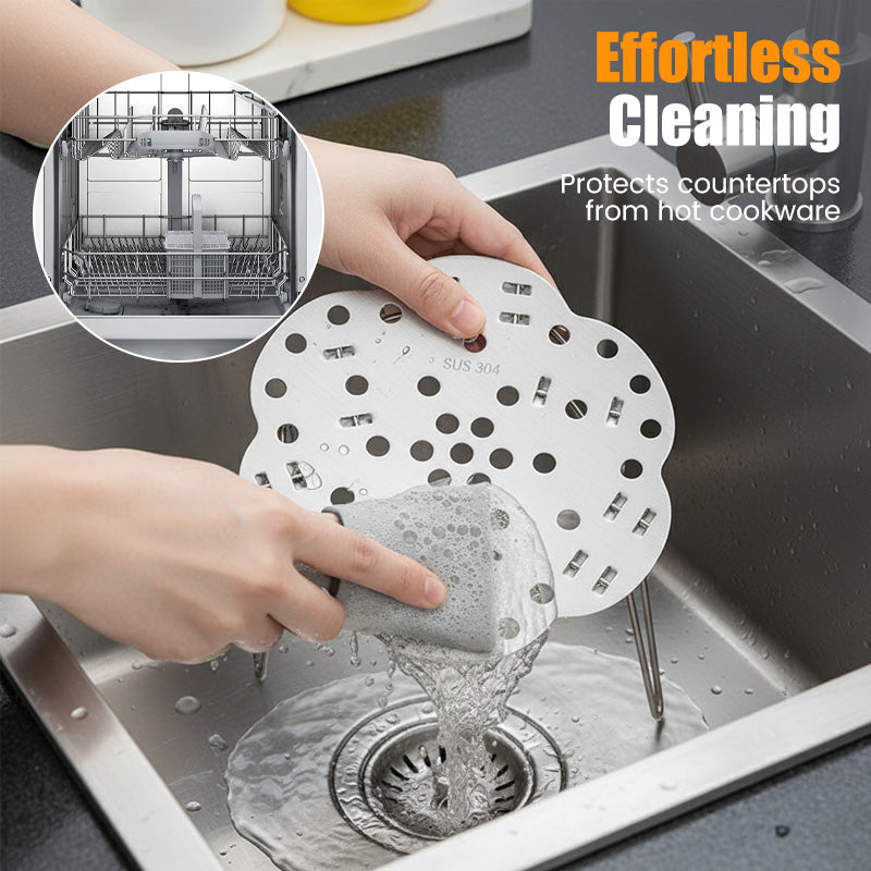 🎁Collapsible Steamer Basket & Trivet