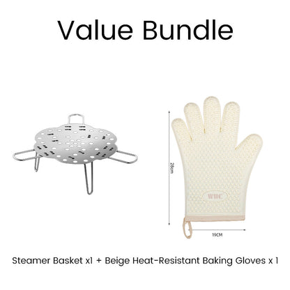 🎁Collapsible Steamer Basket & Trivet