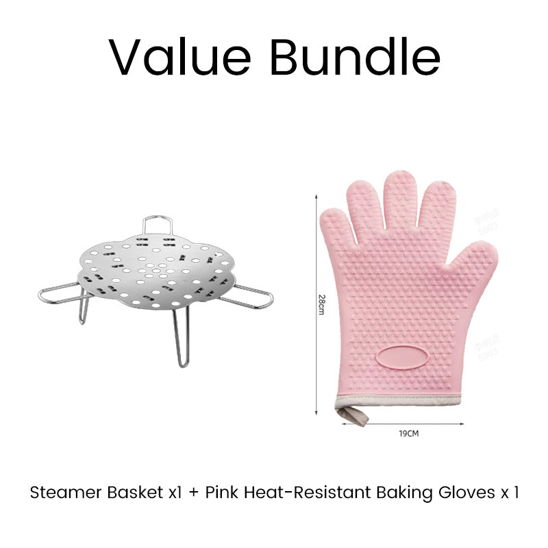 🎁Collapsible Steamer Basket & Trivet