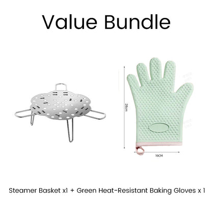 🎁Collapsible Steamer Basket & Trivet