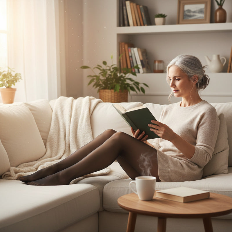 ✨ 3D Rose Lace High-Waisted Shiny Tights — Elegance and Comfort All Day Long! ✨