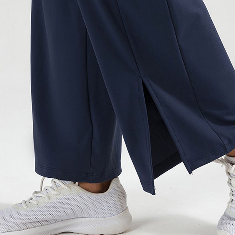 🎁Effortless comfort meets stylish flair—split-leg wide-leg yoga pants!