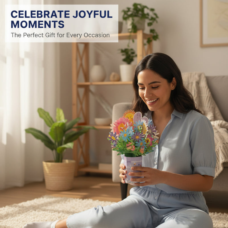 ✨ Express Your Love—3D Pop-Up Floral Greeting Cards! ✨