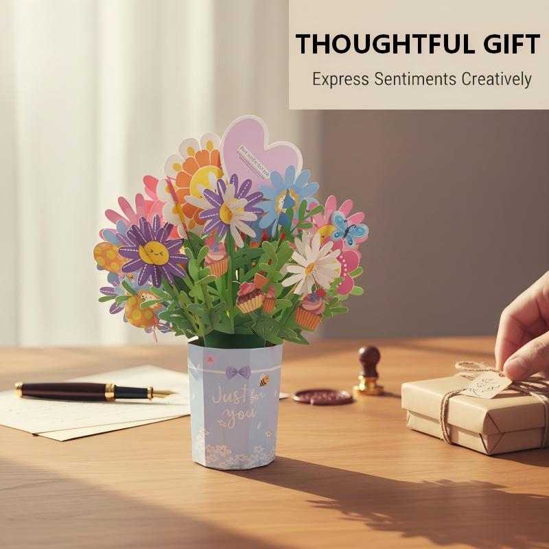 ✨ Express Your Love—3D Pop-Up Floral Greeting Cards! ✨