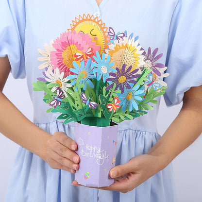 ✨ Express Your Love—3D Pop-Up Floral Greeting Cards! ✨