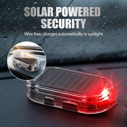 🥳2026 HOT SALE 🚗🌞 Solar Car Anti-Theft Light – solar + USB charged, auto-flashes at night. Realistic LED mimics active alarm – deters thieves without wiring. Heat-resistant, stick & go! 🛡️💡