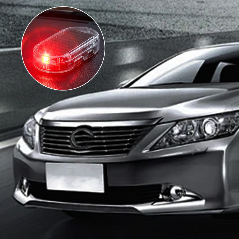 🥳2026 HOT SALE 🚗🌞 Solar Car Anti-Theft Light – solar + USB charged, auto-flashes at night. Realistic LED mimics active alarm – deters thieves without wiring. Heat-resistant, stick & go! 🛡️💡