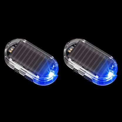 🥳2026 HOT SALE 🚗🌞 Solar Car Anti-Theft Light – solar + USB charged, auto-flashes at night. Realistic LED mimics active alarm – deters thieves without wiring. Heat-resistant, stick & go! 🛡️💡