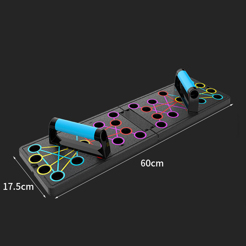 ✨ Foldable Push-Up Board — Color-Coded Design for Targeted Upper-Body Workouts! ✨