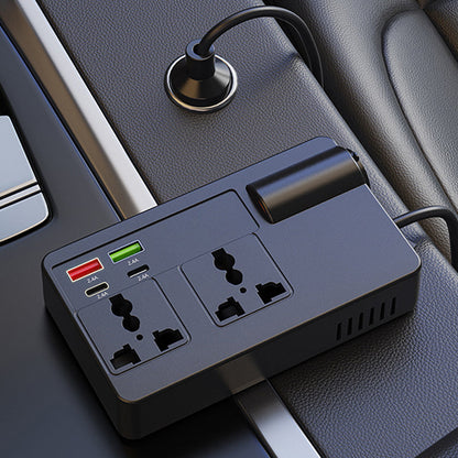 🔋 50% OFF! ⚡ Portable Car Inverter 12V/24V to 220V – Digital Display, Highly Efficient & Universal Compatibility 🚗