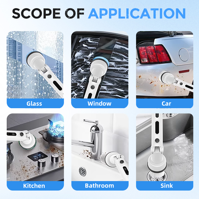 ✨Multi-Functional Electric Cleaning Brush—Effortlessly Achieve Deep Cleaning!✨