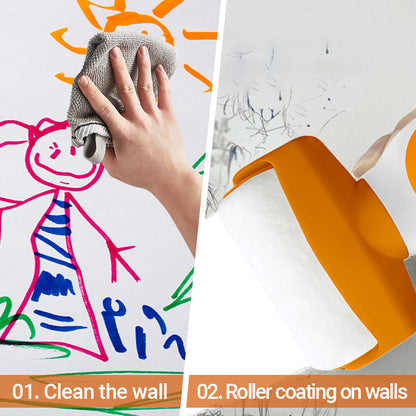 ✨ Two-in-One Wall Repair Roller Paint—Effortless DIY Fixes! ✨