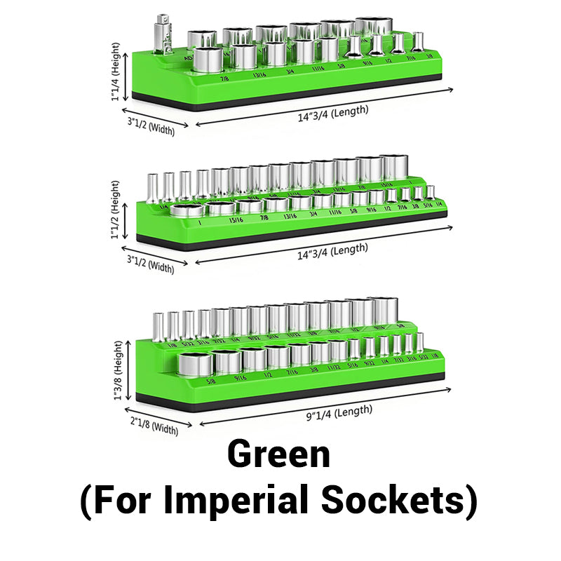 🎁Precision Magnetic Socket Holder 3-Piece Set