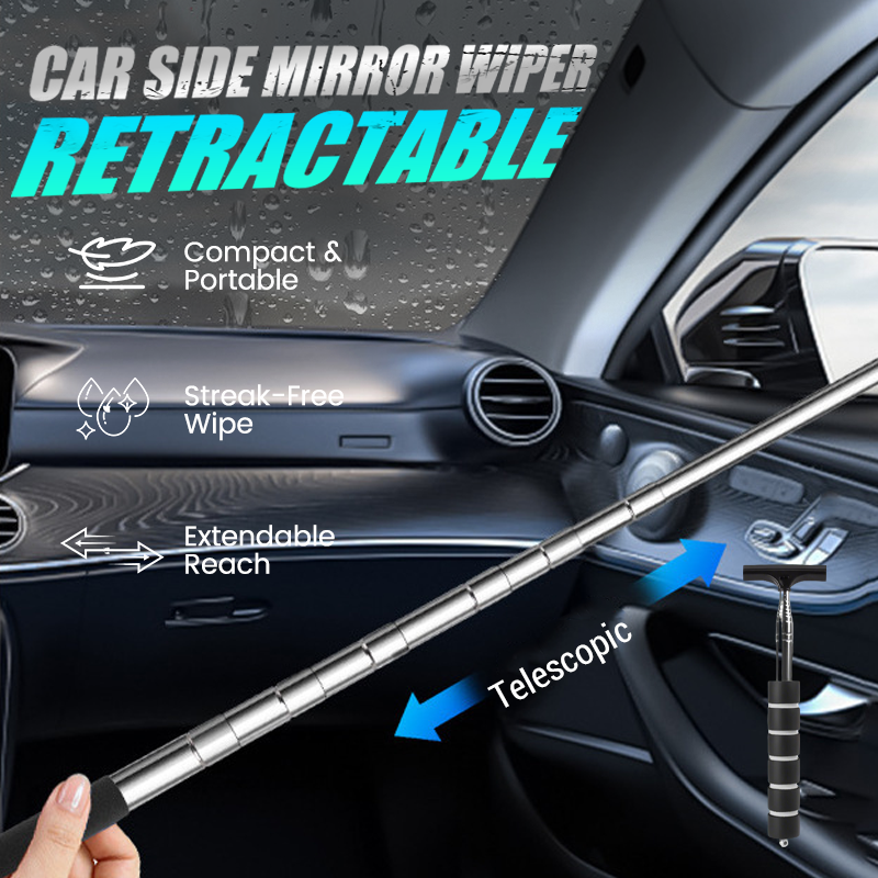 ✨ Retractable Car Side Mirror Wiper! ✨