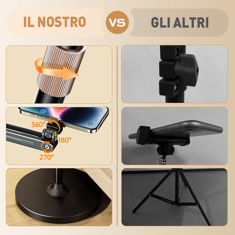 ✨ Ultimate viewing comfort experience—foldable adjustable stand for phones and tablets! ✨