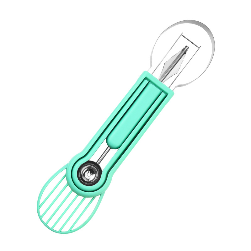 ✨ Elevate Your Fruit Preparation Game—The 3-in-1 Multi-Function Melon Ball Scoop & Carving Knife Set! ✨