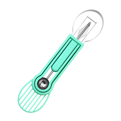 ✨ Elevate Your Fruit Preparation Game—The 3-in-1 Multi-Function Melon Ball Scoop & Carving Knife Set! ✨