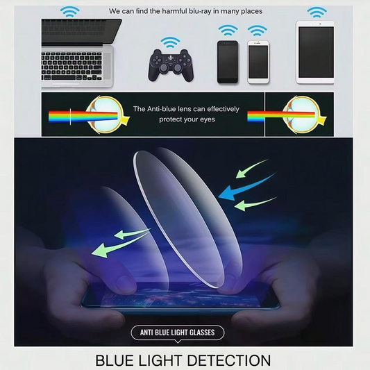 ✨ Say goodbye to eye strain—premium blue light blocking reading glasses for all-day comfort! ✨