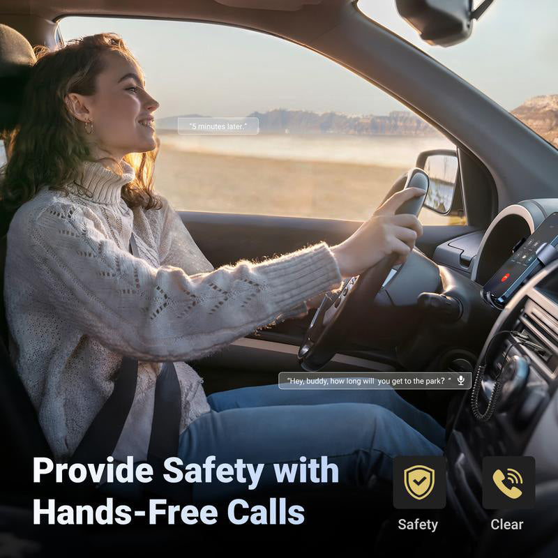 ✨ Upgrade your car audio system—Bluetooth 5.0 auxiliary adapter for hands-free convenience! ✨