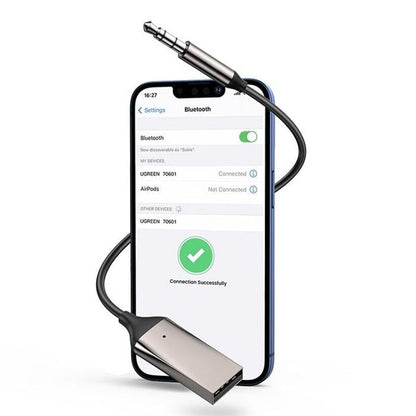 ✨ Upgrade your car audio system—Bluetooth 5.0 auxiliary adapter for hands-free convenience! ✨