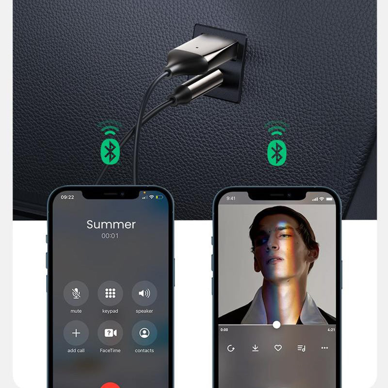 ✨ Upgrade your car audio system—Bluetooth 5.0 auxiliary adapter for hands-free convenience! ✨