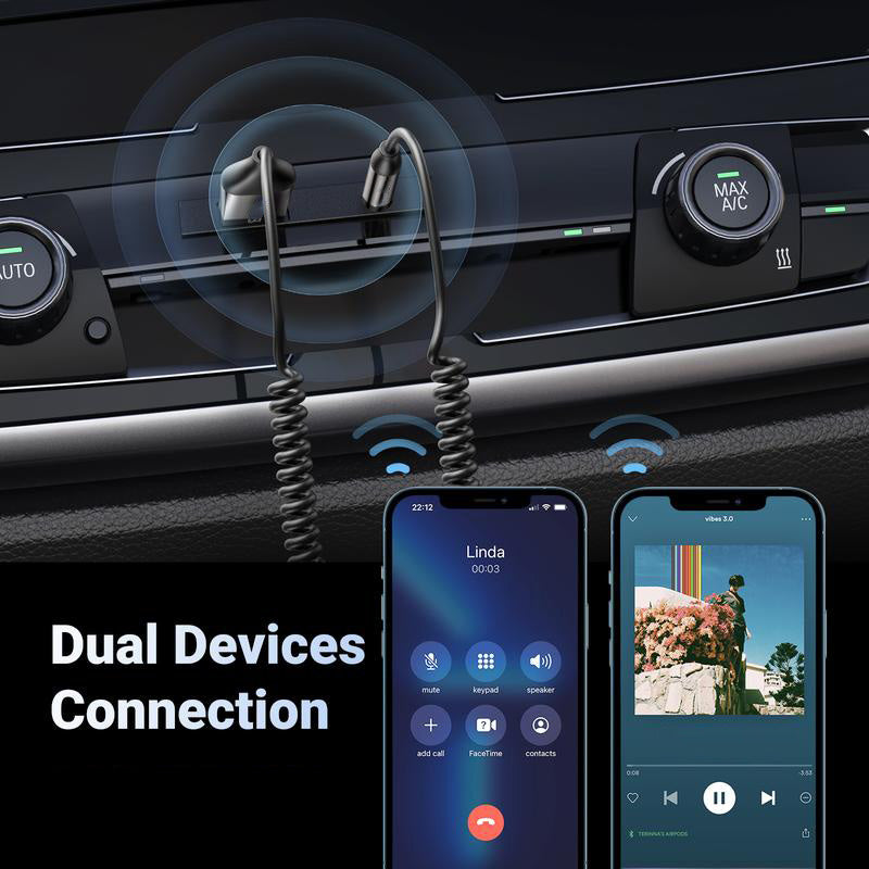 ✨ Upgrade your car audio system—Bluetooth 5.0 auxiliary adapter for hands-free convenience! ✨