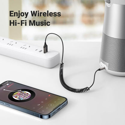 ✨ Upgrade your car audio system—Bluetooth 5.0 auxiliary adapter for hands-free convenience! ✨