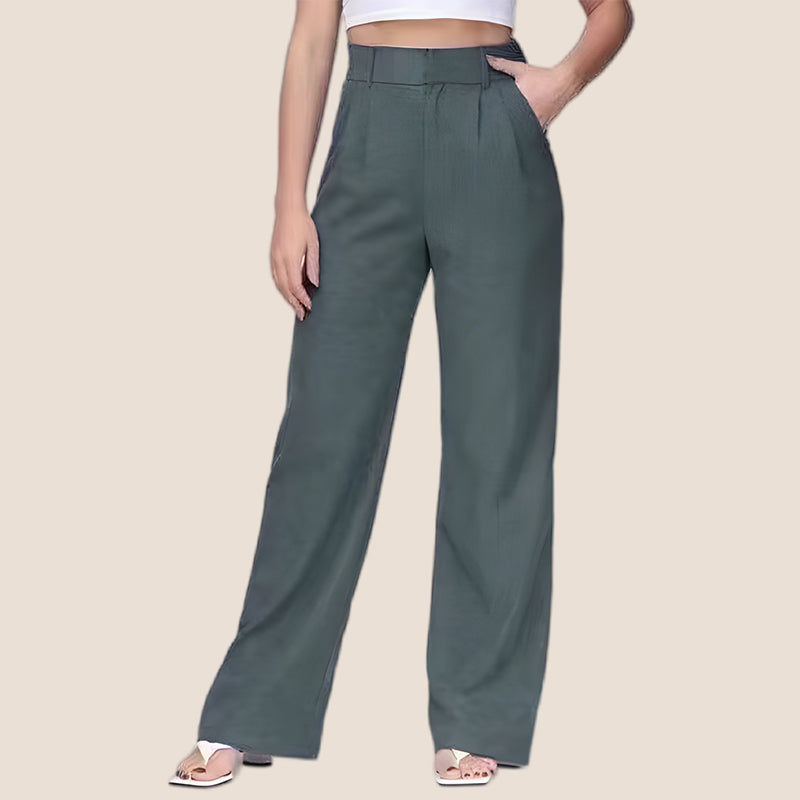 👖50% OFF🎐Women's Smart & Casual High Waisted Straight Leg Work Trousers