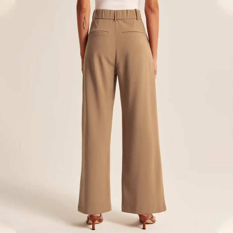 👖50% OFF🎐Women's Smart & Casual High Waisted Straight Leg Work Trousers