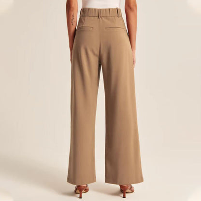👖50% OFF🎐Women's Smart & Casual High Waisted Straight Leg Work Trousers