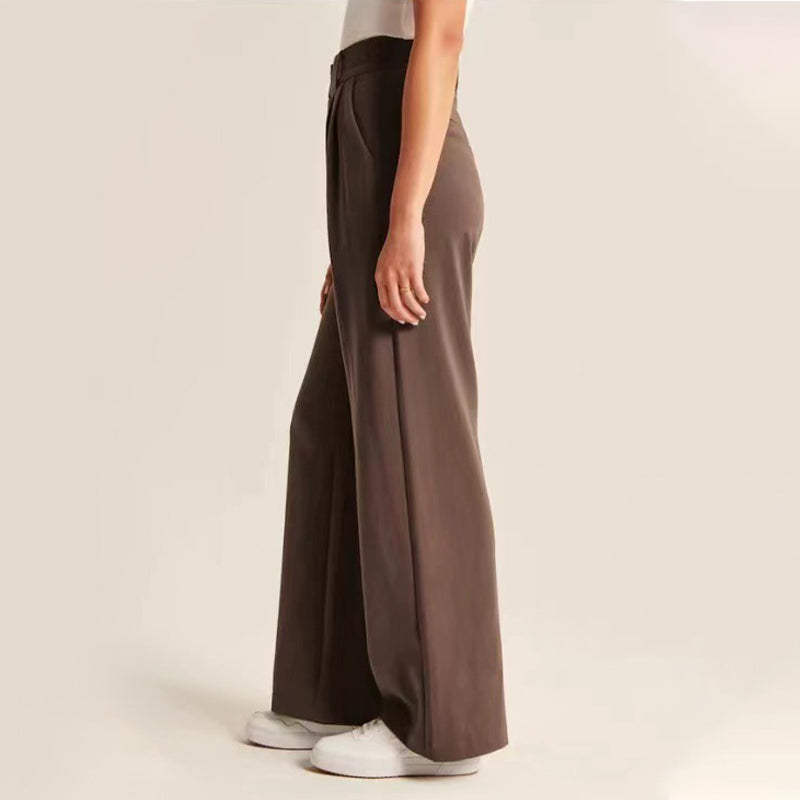 👖50% OFF🎐Women's Smart & Casual High Waisted Straight Leg Work Trousers