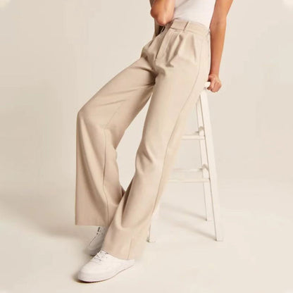 👖50% OFF🎐Women's Smart & Casual High Waisted Straight Leg Work Trousers