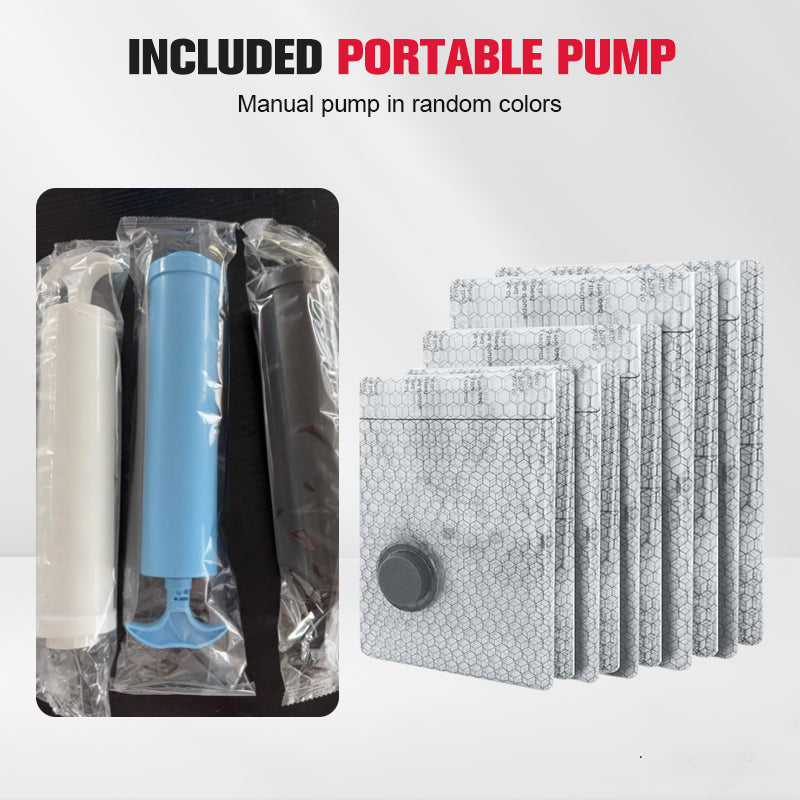 🗄️ Professional-grade vacuum storage bags—save 80% space, moisture-proof and humidity-resistant, a travel essential! 🗄️