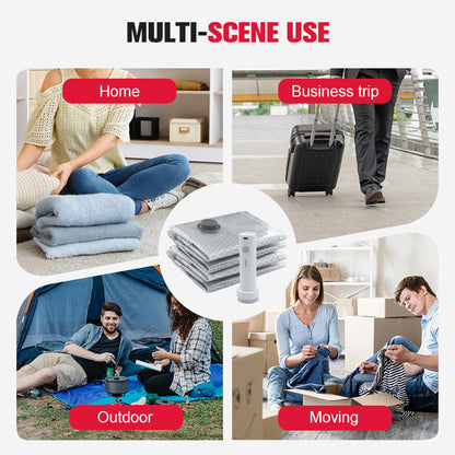 🗄️ Professional-grade vacuum storage bags—save 80% space, moisture-proof and humidity-resistant, a travel essential! 🗄️