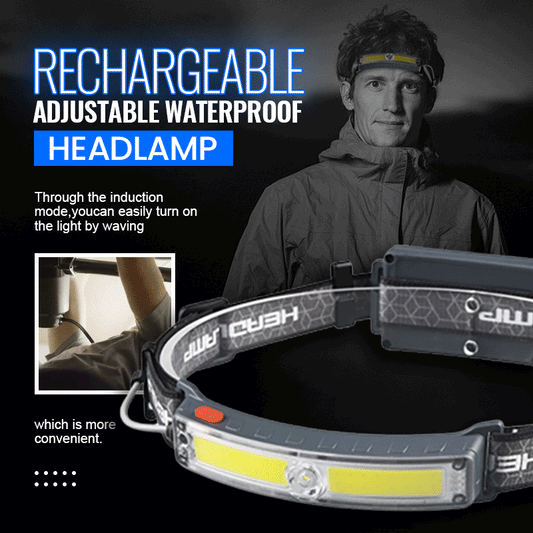 🔦 Ultra-Bright Rechargeable Headlamp—Hands-Free Lighting for Every Adventure!🔦