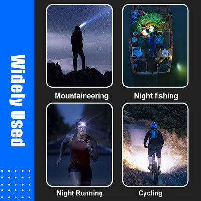 🔦 Ultra-Bright Rechargeable Headlamp—Hands-Free Lighting for Every Adventure!🔦