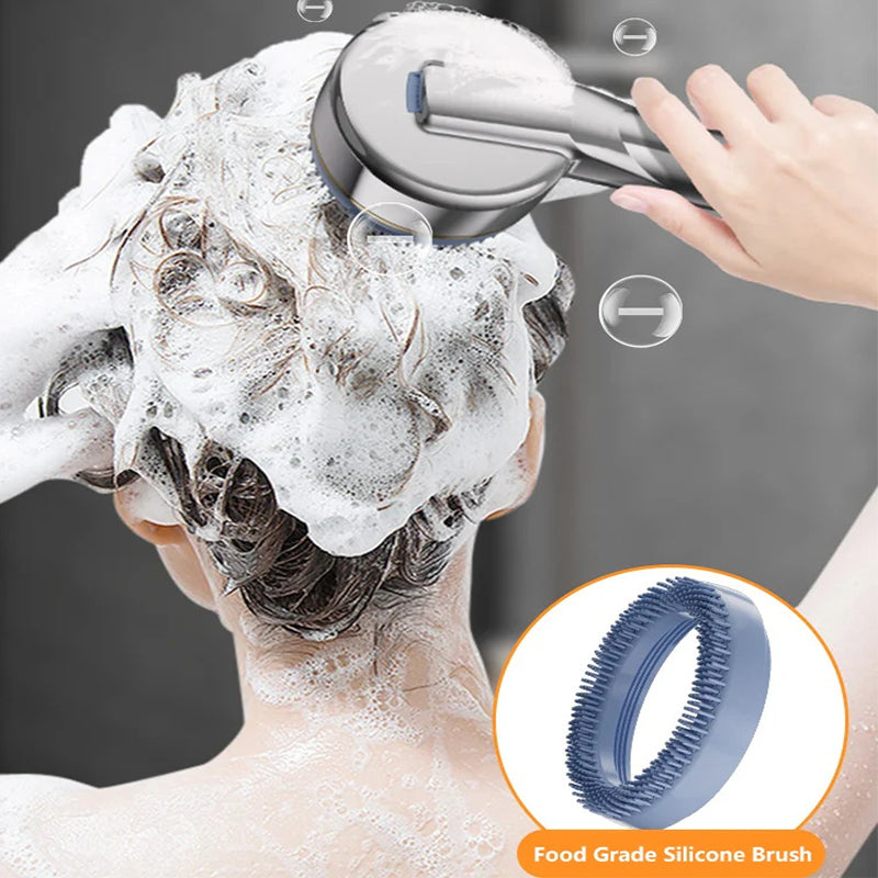🚿 Ultra-High Pressure Handheld Showerhead — One-Touch Control, Dual Filtration, Powerful Water Flow! 🚿